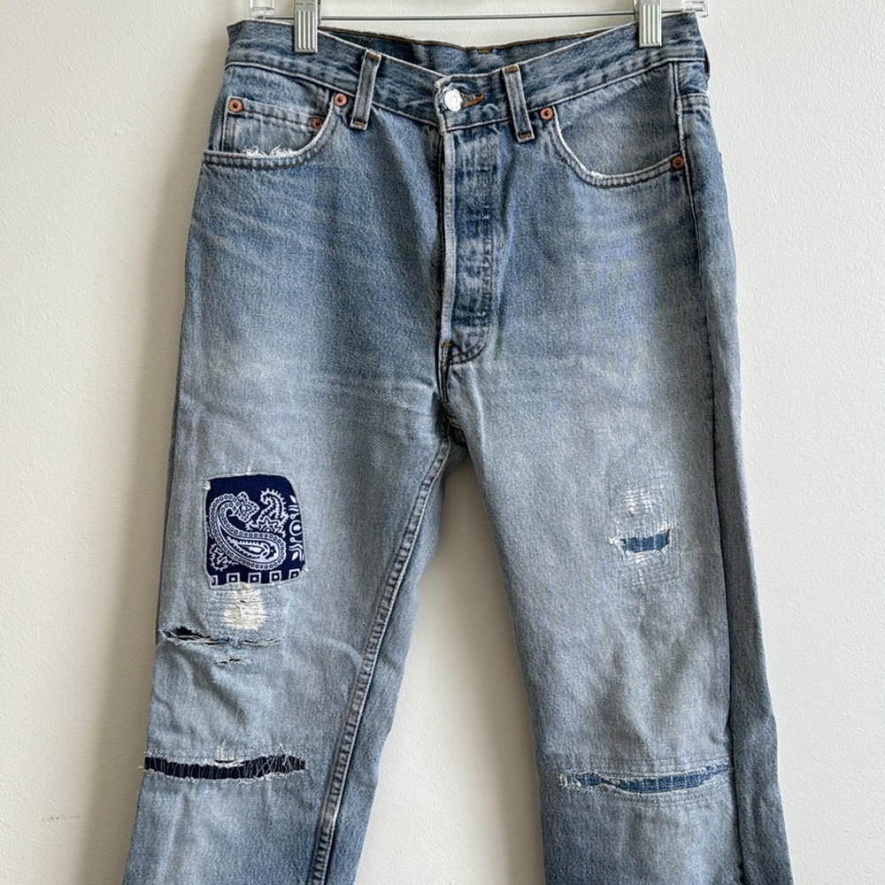 Vintage patchwork Levi’s - Picture 2 of 7